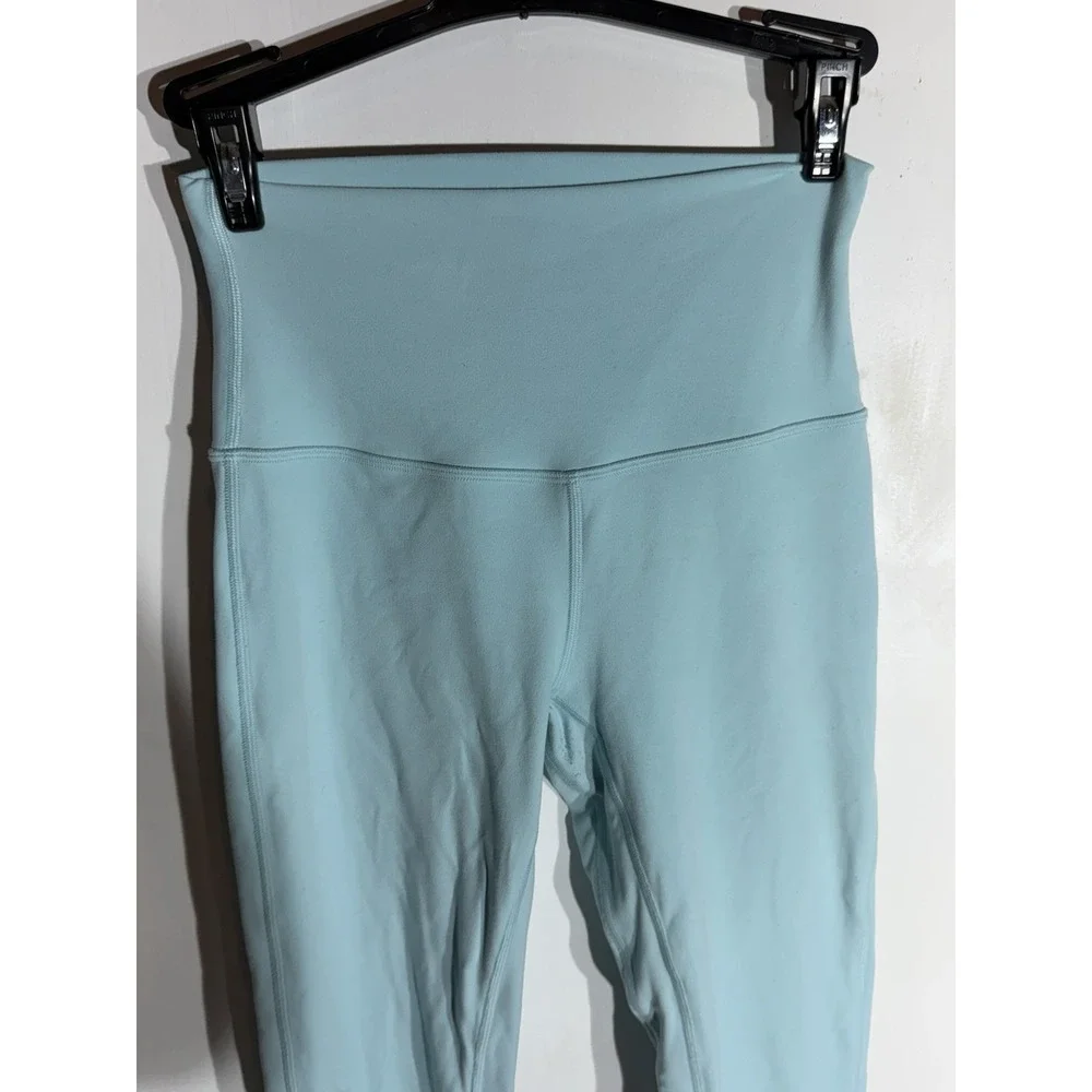 Lululemon Align High Rise Leggings Ice Blue Color Buttery Soft Yoga Pants Size 4